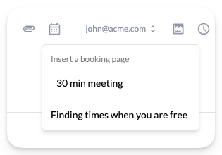 Step 1: booking link or slots